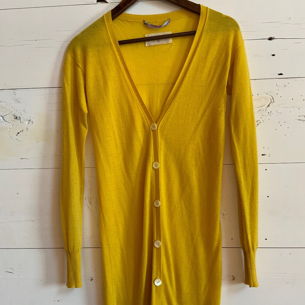 DEAR Cashmere long tissue cardigan, small